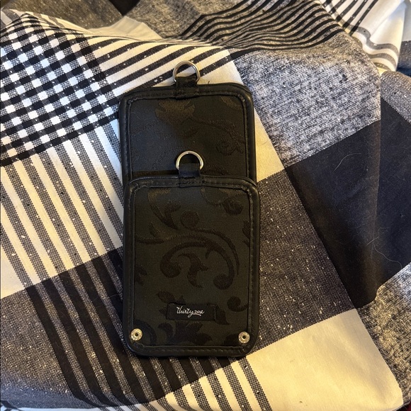 THIRTY-ONE LUGGAGE TAGS IN BLACK PARISIAN JACQUARD - Picture 3 of 8